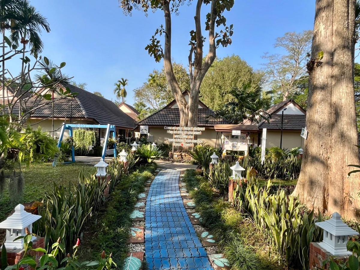 Chiangkhong Teak Garden Riverfront Onsen Hotel- Sha Extra Plus Chiang Khong Exterior foto